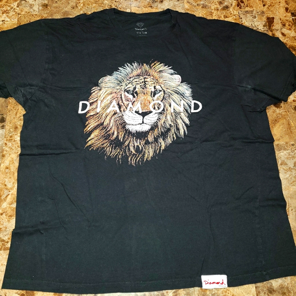 Diamond Supply Co Lions Head tee black XL